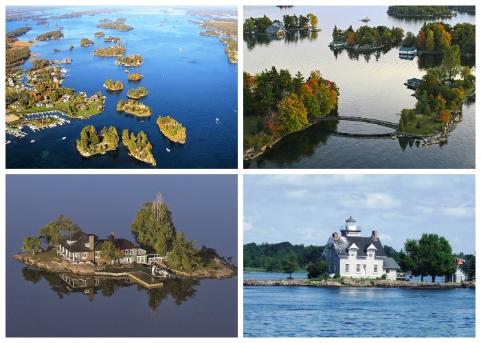 Архипелаг Thousand Islands состоит из 1864 островов (Канада, США). | Фото: tourweek.ru.