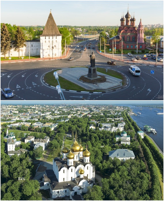 Исторический центр Ярославля настолько аутентичен, что внесен в Список Всемирного наследия ЮНЕСКО. 