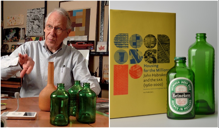 На разработку особенной бутылки-кирпича ушло целых 3 года (Heineken WOBO). 