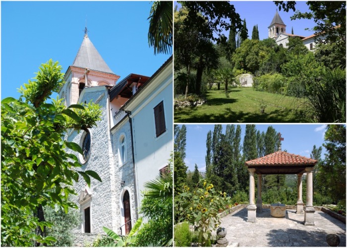 Территория острова-монастыря Висовац (Хорватия). viagallica.com.
