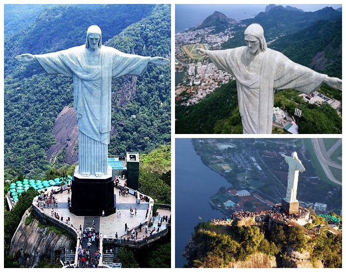 Статуя Христа Искупителя стала одним  из Семи новых чудес света (Рио-де-Жанейро, Бразилия). | Фото: awesomeworld.ru.