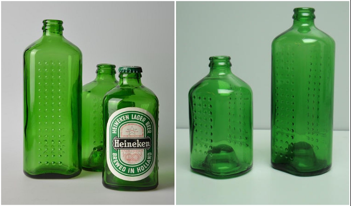 Бутылки-кирпичи создавались в двух размерах (World Bottle).