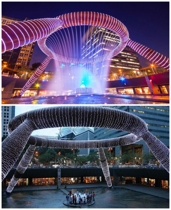 Фонтан богатства в Сингапуре – самый большой фонтан в мире. | Фото: mirputeshestvii.ru.