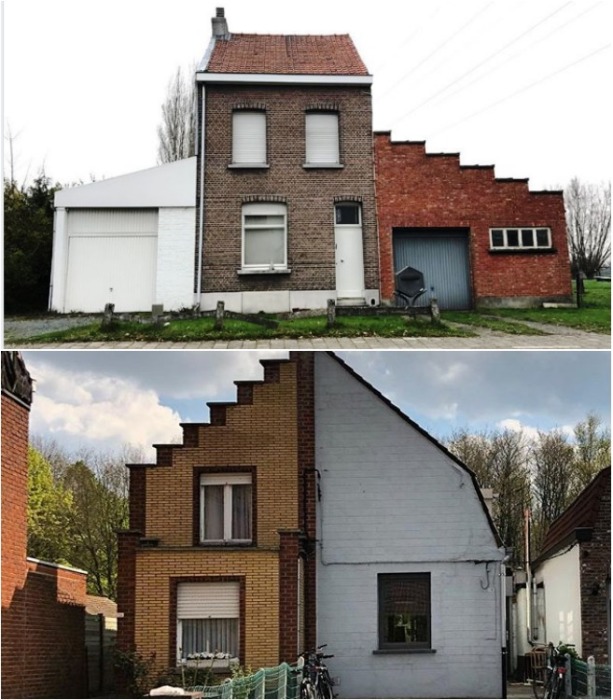 У каждого из владельцев свое представление о прекрасном («Ugly Belgian Houses»). | Фото: ko-kr.facebook.com.