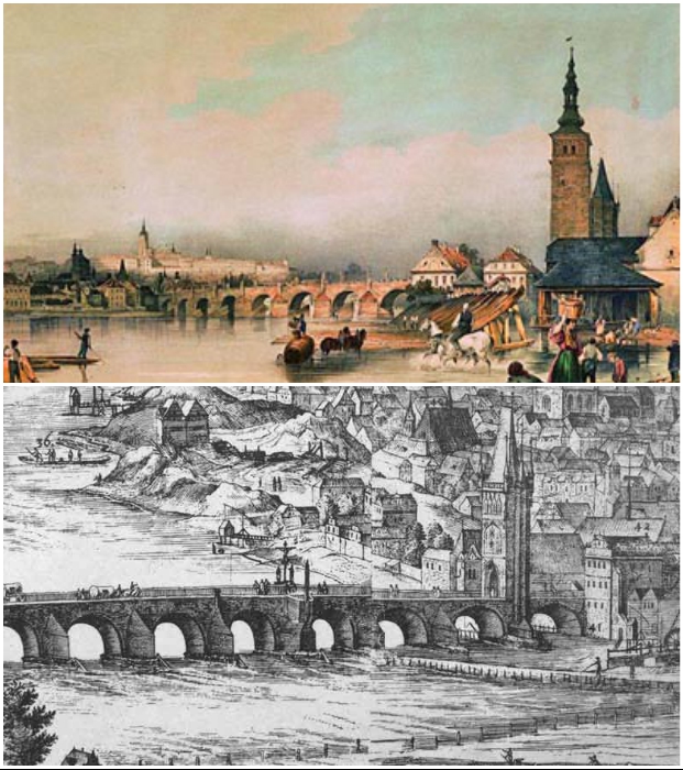 Вот уже 600 лет Карлов мост является главной связующей артерией через реку Влтаву (Прага, Чехия). 