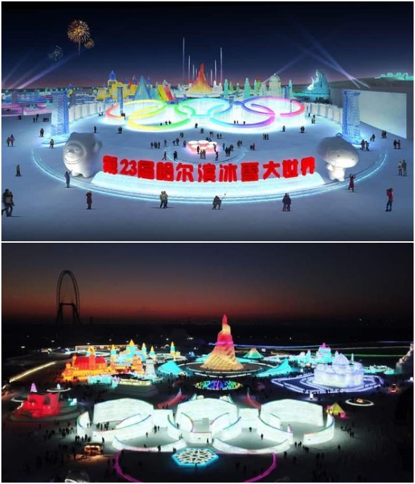 25 декабря 2021 г. в Харбине открылся впечатляющий город Ice and Snow World (Китай).