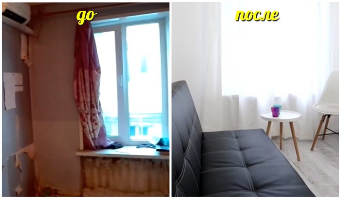Преобразование самой маленькой квартиры в Одессе.