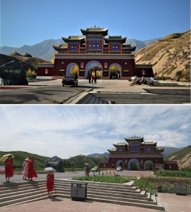 Входной павильон на территорию монастырского комплекса Мати-Си (Китай).