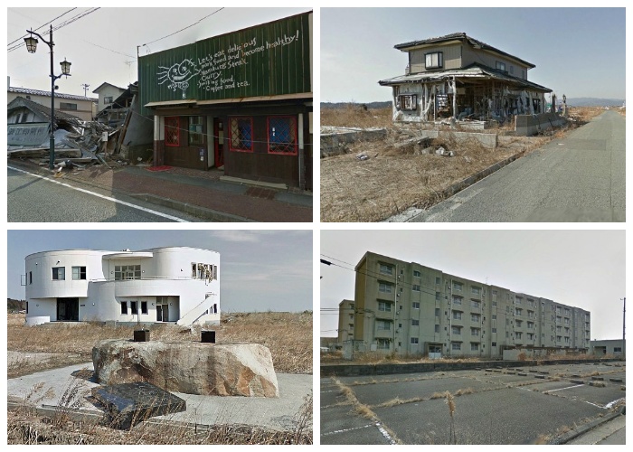 Город-призрак Намиэ продолжает разрушаться, навевая невероятную тоску (Япония).
