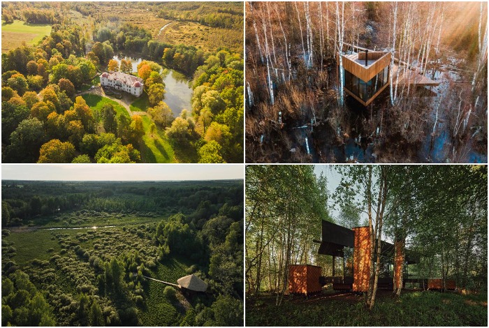 Природный курорт в глухих лесах Эстонии: очаровательные лесные домики идеально подходят для «перезагрузки» измотанного горожанина (Maidla Nature Resort).