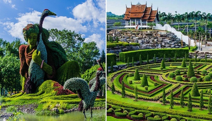 Тропический сад Нонг Нуч – один из самых больших и прекрасных ботанических садов мира