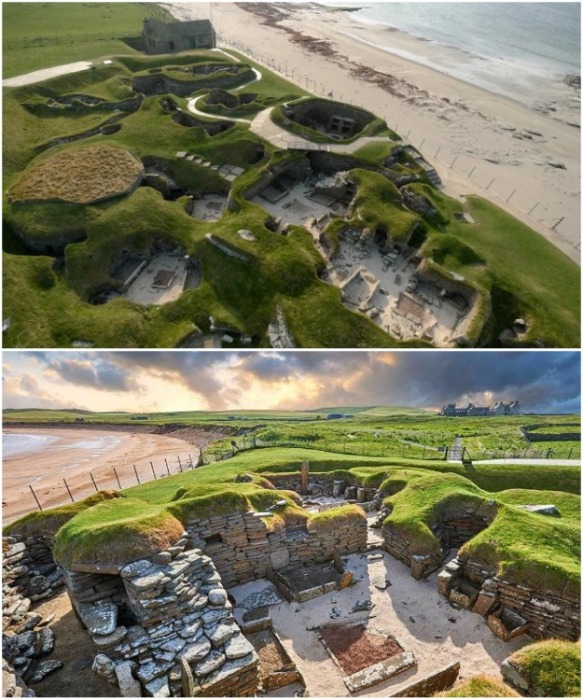 Древнейшая стоянка Скара-Брей на территории залива Скайл - самая большая в Европе на сегодняшний день (Шотландия). | Фото: incomartour.com.ua.