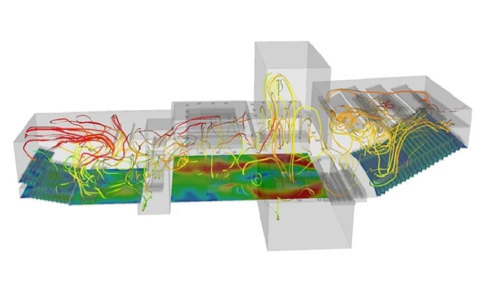 В проектировании и исследованиях использовали специальные компьютерные программы, позволяющие определить потоки воздуха при естественной вентиляции. | Фото: architecturalrecord.com.