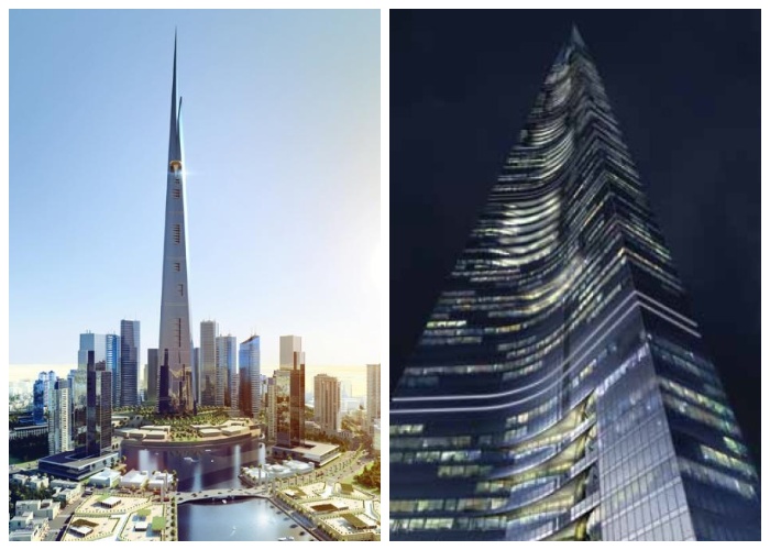 Королевская башня будет состоять из 200 этажей и подниматься ввысь на 1007 метров (Jeddah Economic City, Саудовская Аравия).