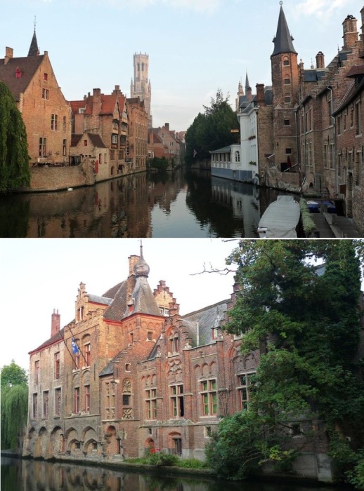 Обилие каналов предопределило другое название Брюгге – «Северная Венеция» (Бельгия).