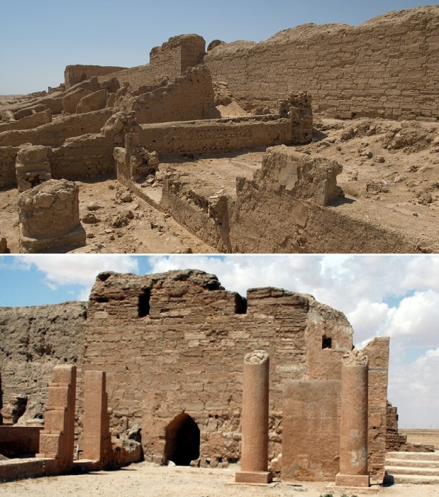 Руины античного города Дура-Европос, где сохранились остатки древней синагоги (вблизи города Калат-эс-Салихия, Сирия).