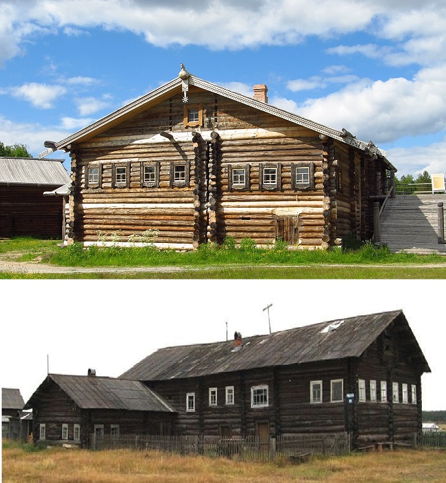 Большие дома – привычная картина для населенных пунктов Русского Севера.