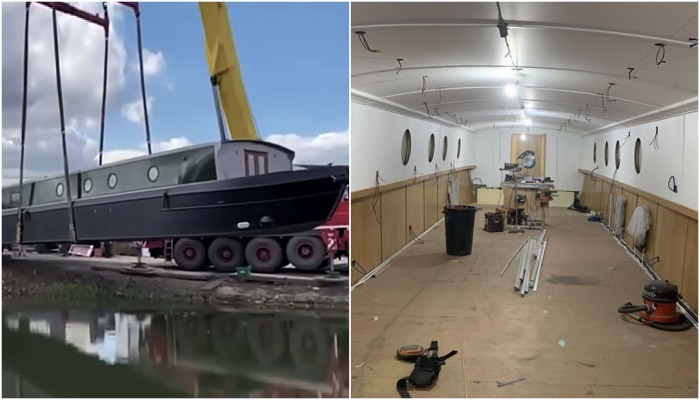 Лодку доставили из Ливерпуля.