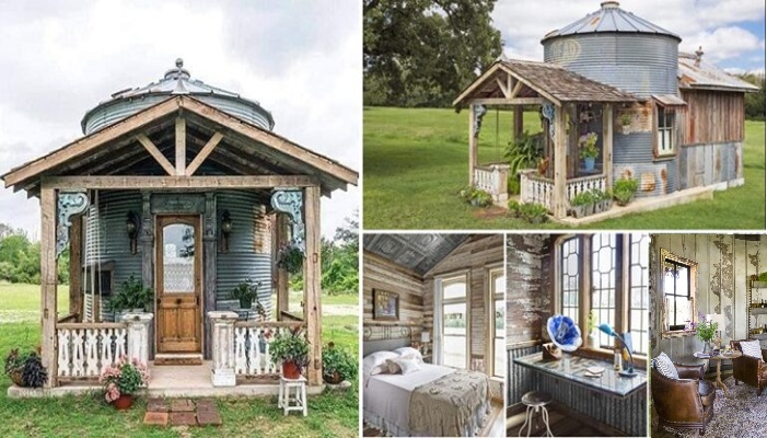 Вот такой гостевой домик получился после всех преобразований (Old World Antiques).