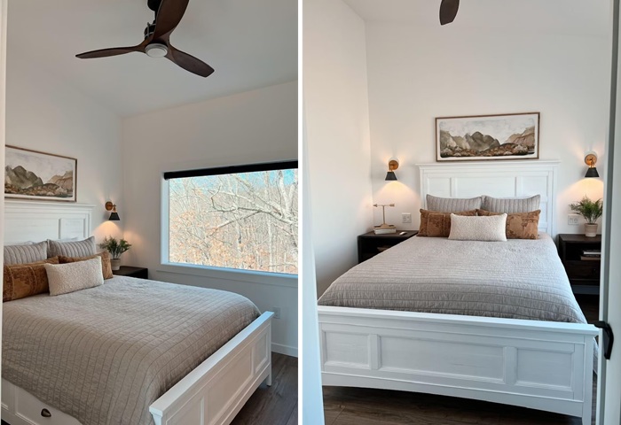 Интерьер второй спальной комнаты.