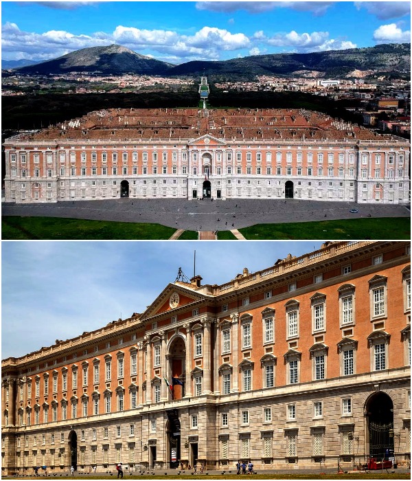 Архитектурный комплекс Королевского дворца – последний грандиозный объект, построенный в стиле итальянского барокко (Palazzo Reale di Caserta, Италия).
