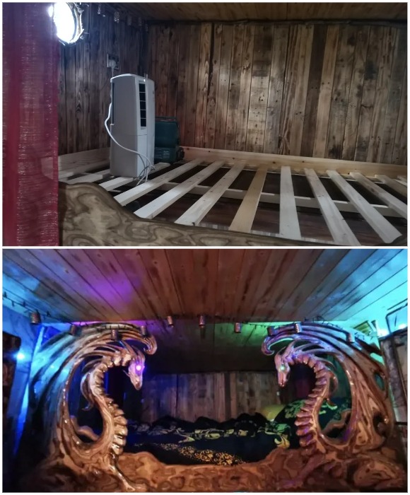 Глен освоил ремесло резки по дереву. Глен освоил ремесло резки по дереву.