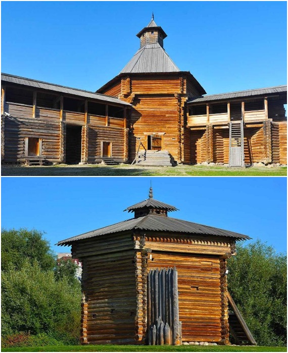 Башни Сумского и Братского острогов (Парк Коломенское, Москва). 