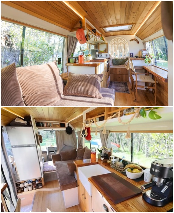 Теплая домашняя обстановка.