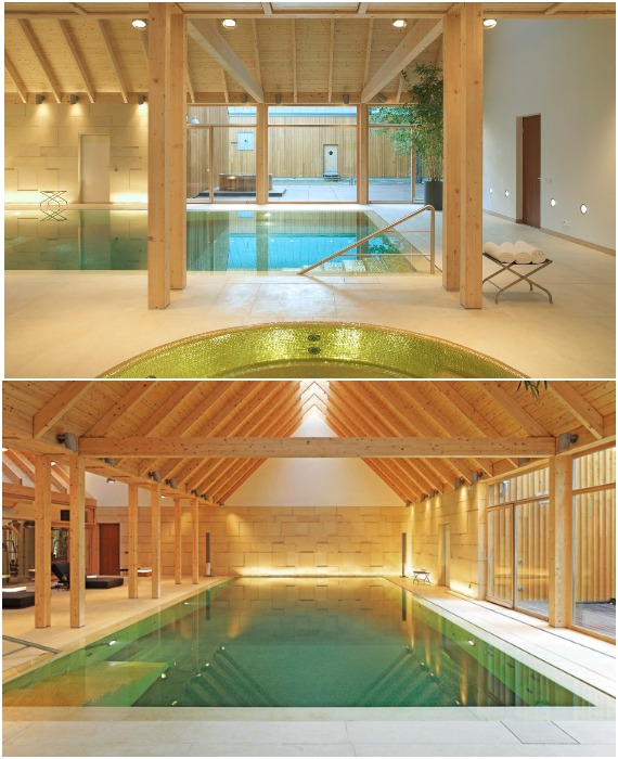 В гостевом комплексе имеется и собственный СПА-центр с бассейном, баней и джакузи (Villa Marta, Юрмала).