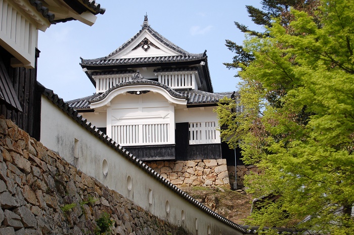 Замок Биттю-Мацуяма находится на третьем уровне, что являлось более надежной защитой (Биттю-Такахаси, Япония). | Фото: azancheeva.livejournal.com.