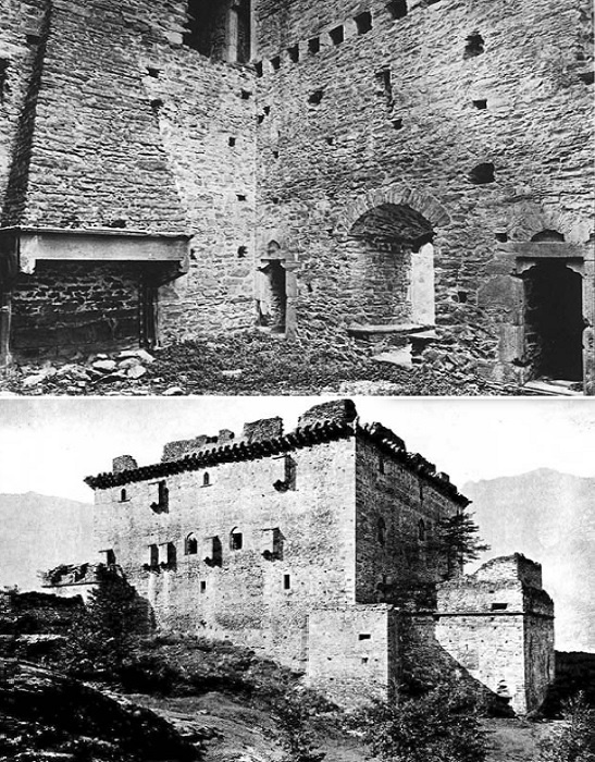 Il Castello di Verres – является ярким примером моноблочного строительства в Средневековье (Италия). 