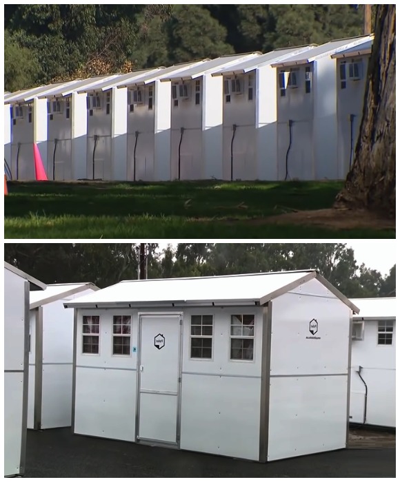 25 мини-домиков были установлены на территории «Деревни для ветеранов» благодаря участию Арнольда Шварценеггера (Лос-Анджелес, США).