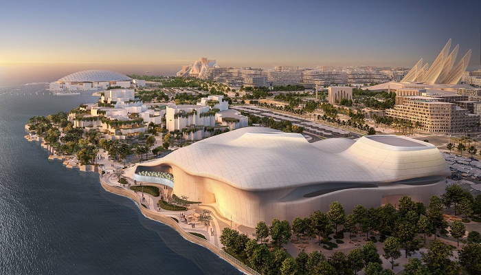 Новая арт-галерея TeamLab Phenomen Abu Dhabi займет достойное место в культурном районе Абу-Даби (концепт). | Фото: decor.design.