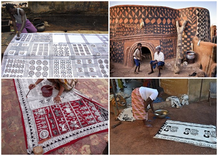Росписью на стенах, тканях и других предметах занимались женщины всех без исключения африканских племен.