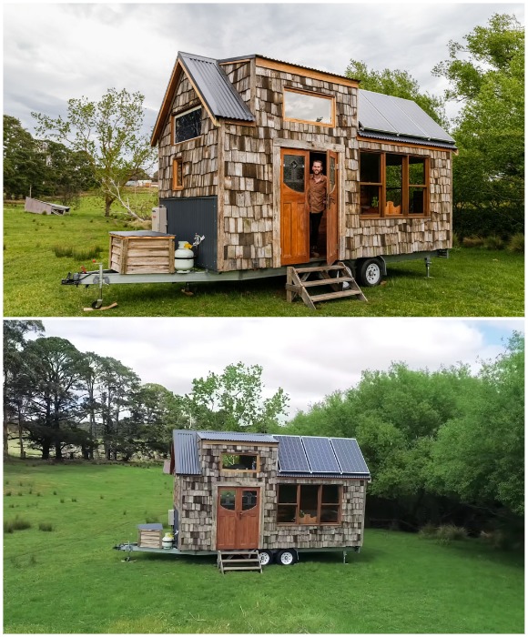 Строительство бюджетного автономного дома обошлось в 11,5 тыс. евро.