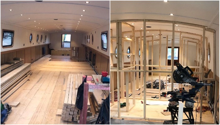 Обустройством лодки британка занималась самостоятельно.