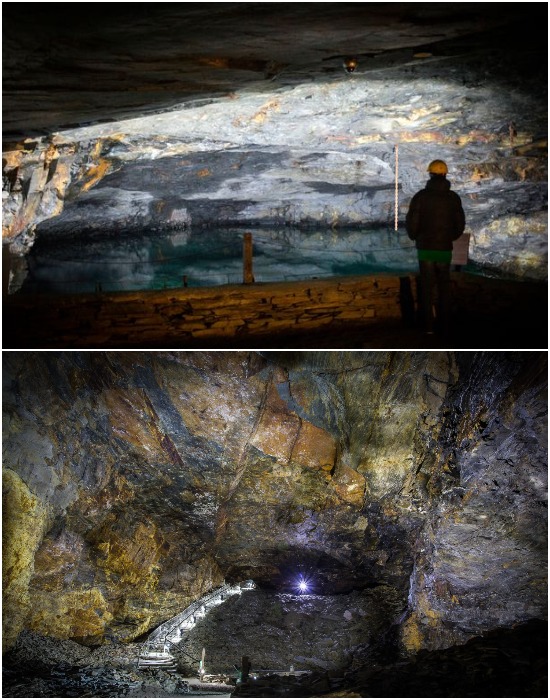 Экстремалам также найдутся развлечения (Carnglaze Caverns, Великобритания).