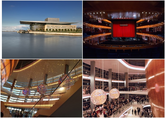 На строительство самого роскошного оперного театра мира было потрачено около 550 миллионов долларов (The Royal Danish Opera, Копенгаген).