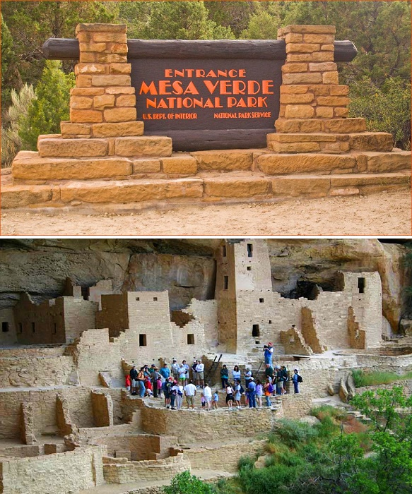 Национальный парк Меса-Верде является самым значимым археологическим памятником, который в 1978 г. был внесен в Список Всемирного наследия ЮНЕСКО (штат Колорадо, США).