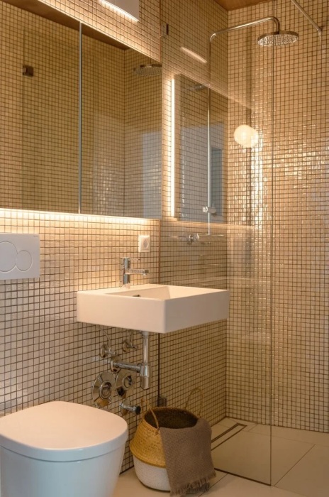 Владельцы квартир получают прекрасно оформленные и укомплектованные сантехническим оборудованием ванные комнаты (CALLAS, Инсбрук). | Фото: blog.allplan.com.