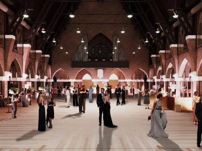 Пол можно и вовсе поднять, чтобы бассейн стал танцполом (рендеринг, Holy Water).