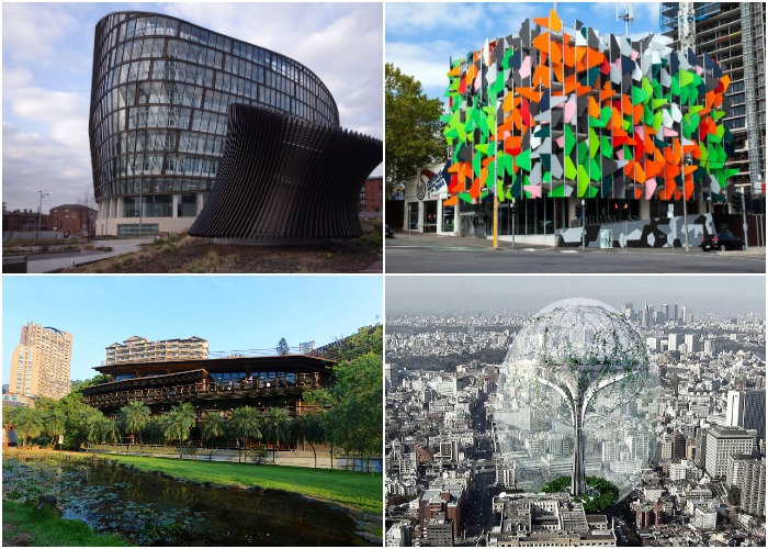 Яркие примеры стратегии устойчивой архитектуры для футуристических зданий.