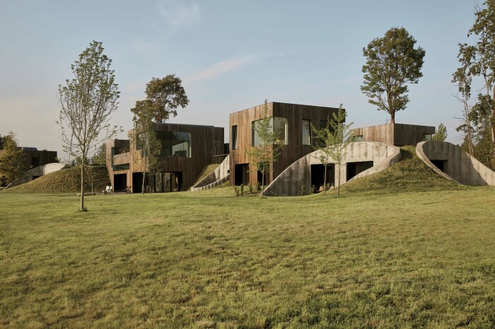 Необычный жилой дом, спроектированный Омером Арбелем (проект «75.9», Канада). | Фото: aninteriormag.com.