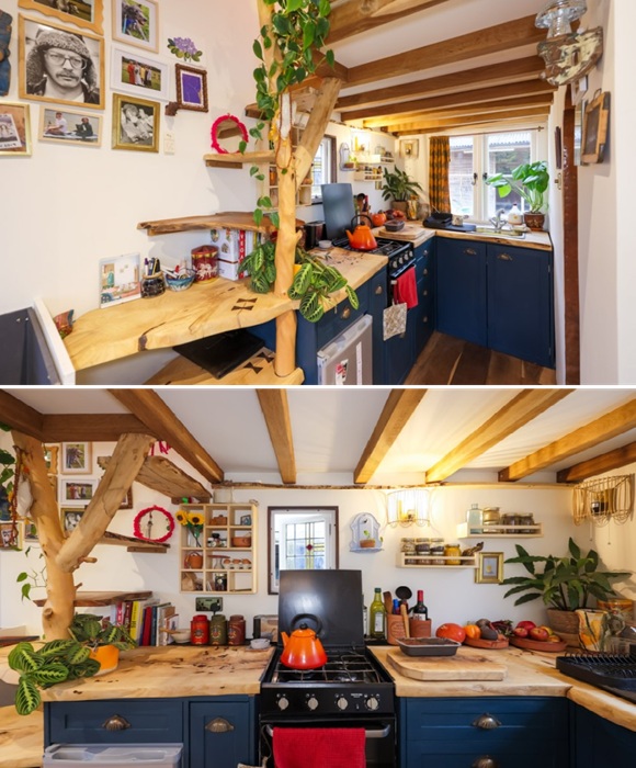 Прекрасно оборудованный кухонный уголок. Прекрасно оборудованный кухонный уголок.