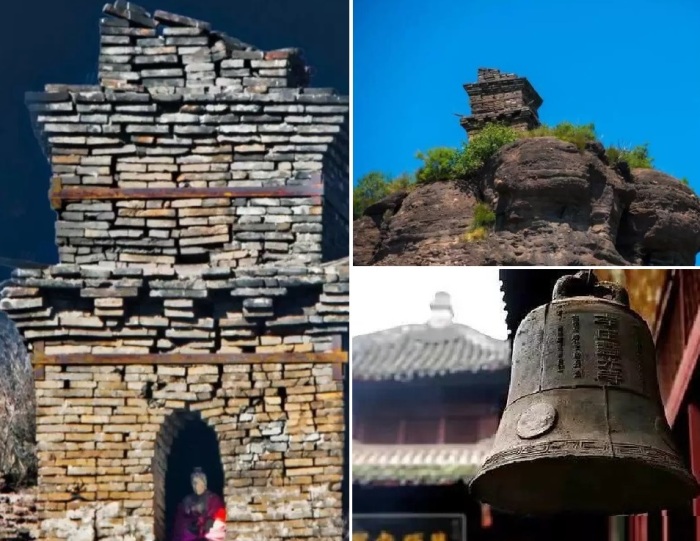 На горе «Двойных пагод» никто не живет, но колокольный звон с ее вершины доносится регулярно (Шуангта, Китай).