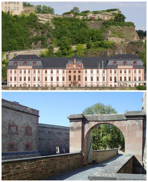 Прогулка по территории главной цитадели Рейна доставит удовольствие не только любителям истории и героического прошлого страны (Festung Ehrenbreitstein, Кобленц).