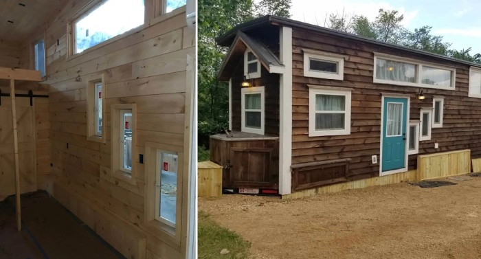 Строительством мобильного дома Dandelion занималась фирма Incredible Tiny Homes.