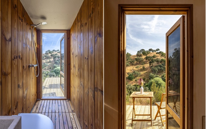 Из ванной и кухни есть выход на террасу.