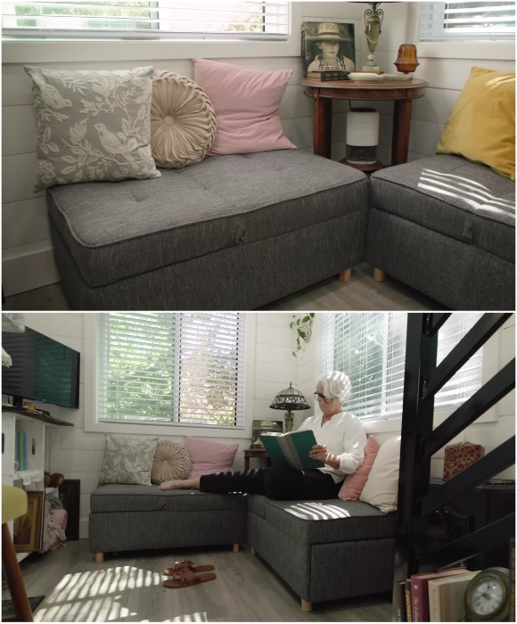 Уютная гостиная.