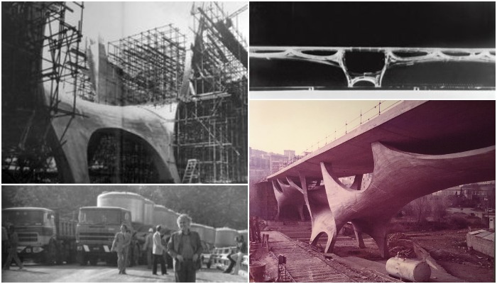  Официальное открытие Viadotto dell'Industria состоялось в мае 1975 года, после традиционного нагрузочного испытания. 